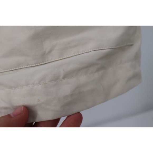Norse Projects Nunk jacket Mens L Summer Cotton Nylon Hooded Ecru cargo Pockets - Picture 13 of 16